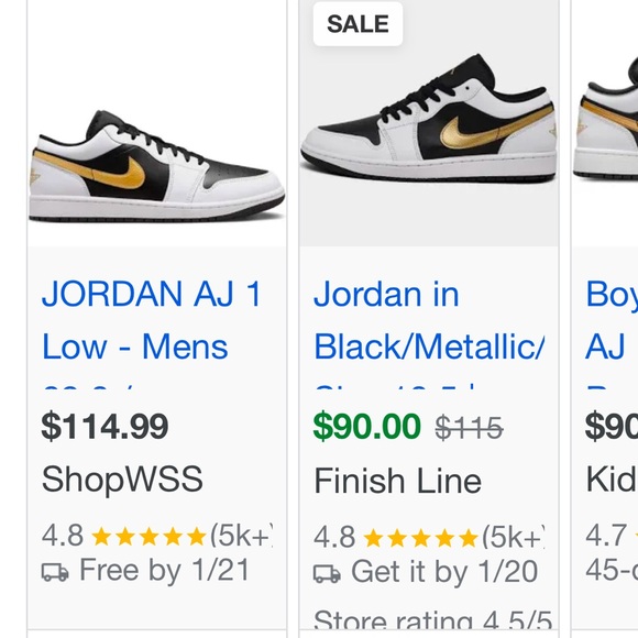 Jordan AJ 1 LOW - Picture 6 of 6